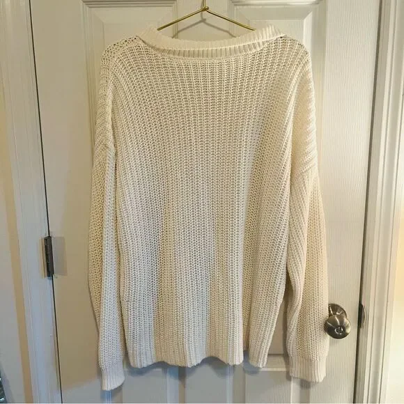Haven Well Within Cream V-Neck Sweater - Picture 6 of 6